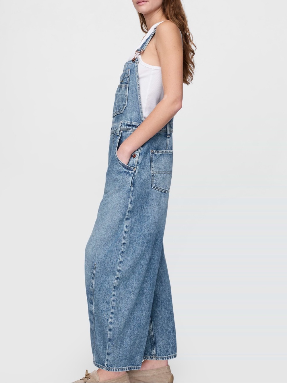 GAP - Ultrasoft Horseshoe Overalls - S Tall - Picture 3 of 8